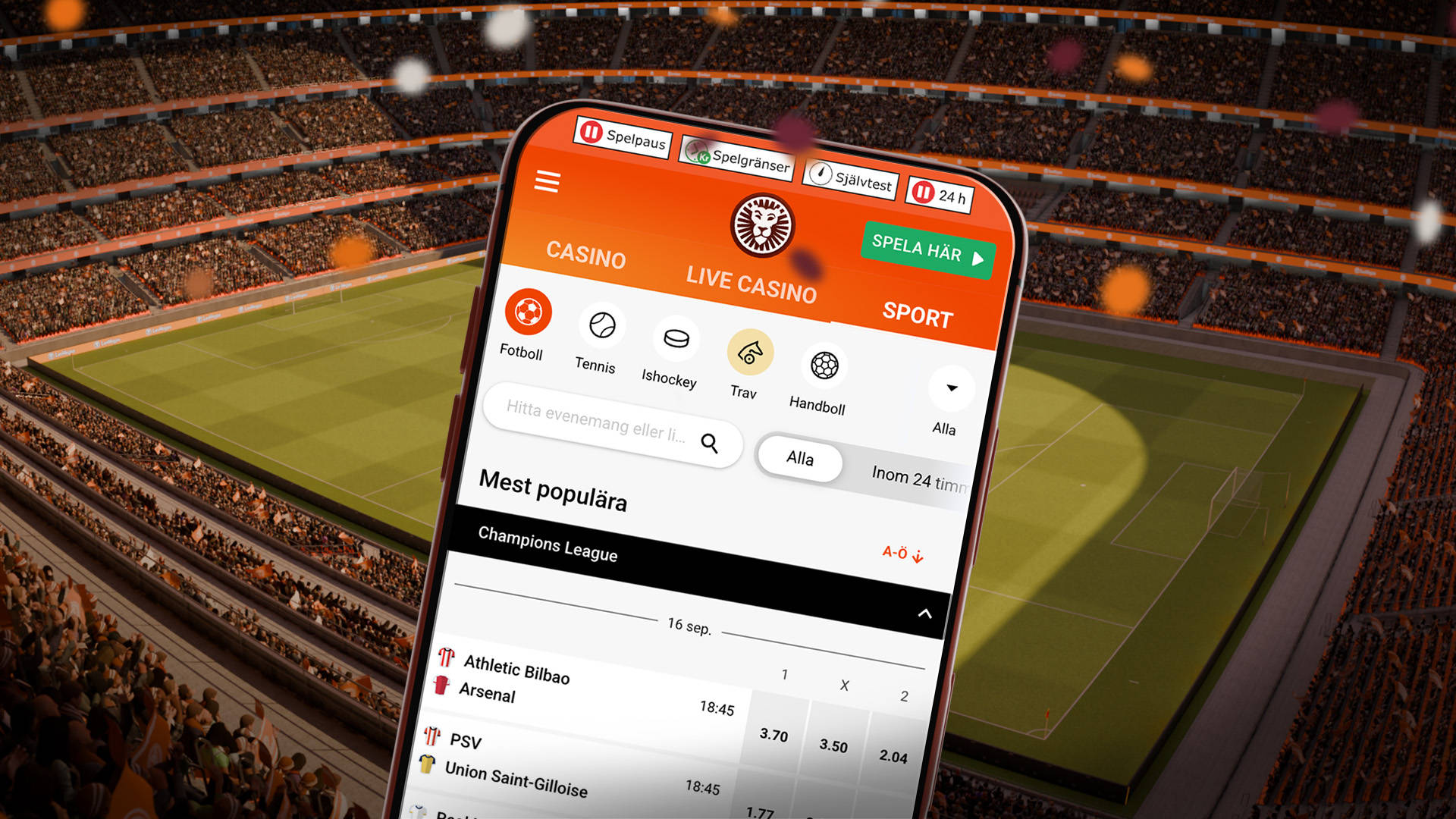 Odds insättningsbonus