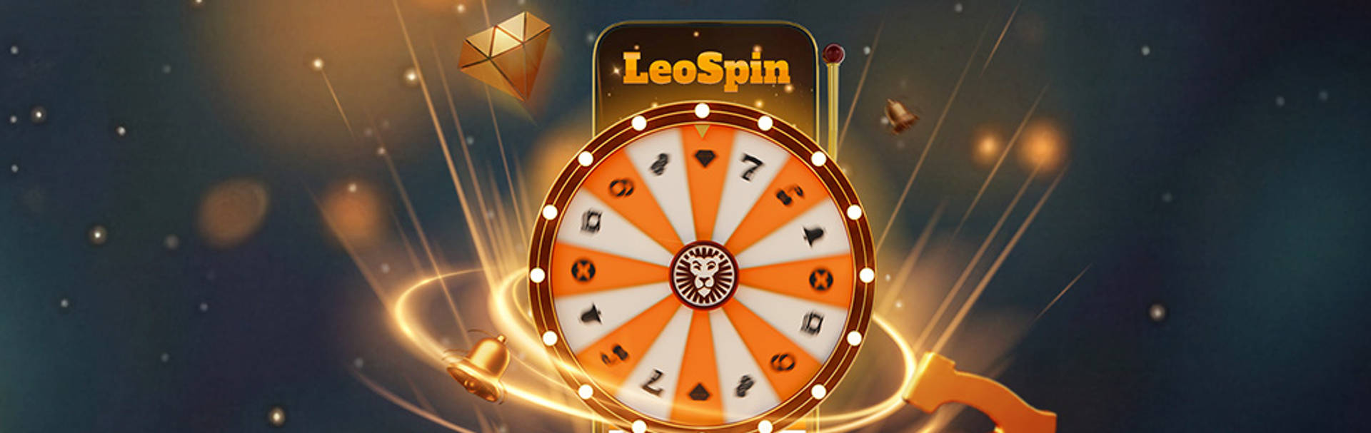 Nyhed: LeoSpin spil på mobil med et lykkehjul, hvor man kan spinne for daglige præmier.