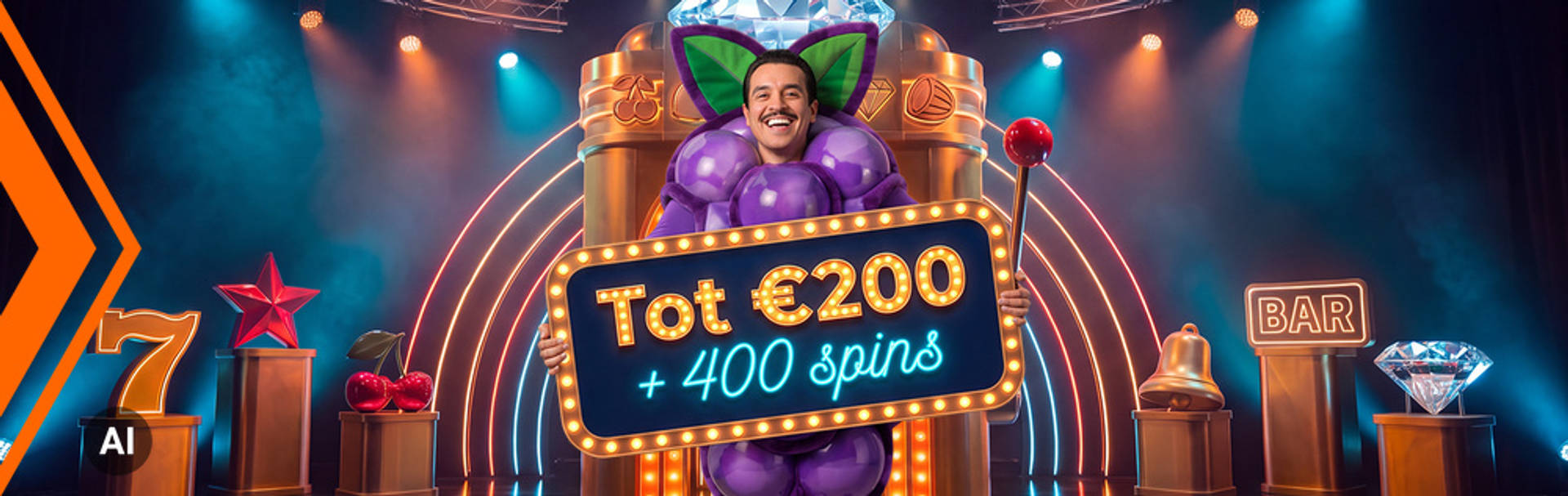 De keuze is reuze. Kies zelf je Welkomstbonus pakket met schatkisten vol prijzen.