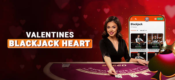 Valentines Blackjack Heart