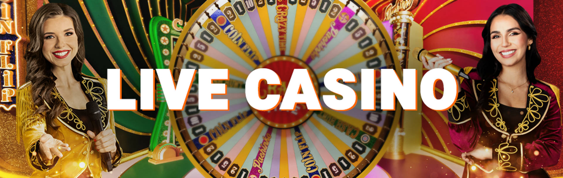 Tot €200 + 50 Live Casino Chips, met speelkaarten, fiches en een roulettewiel.