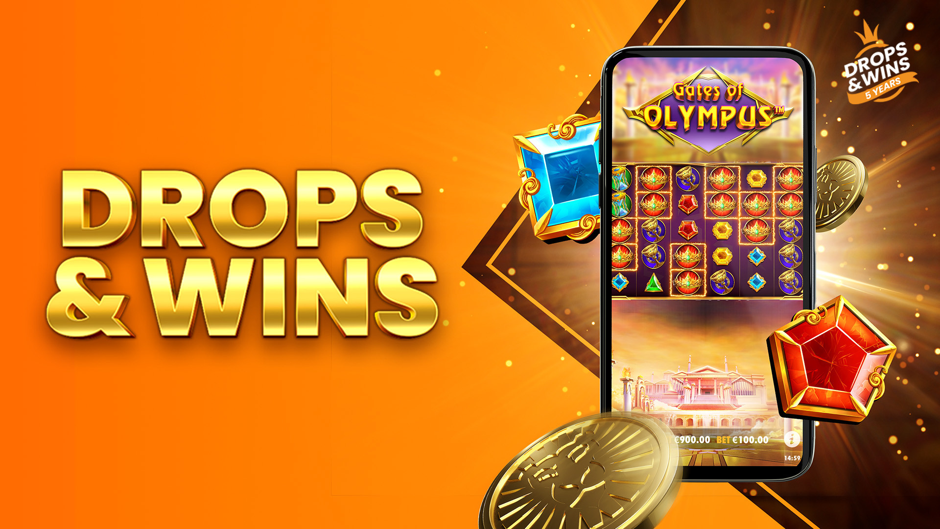 £2 MILLION IN MONTHLY CASINO PRIZES