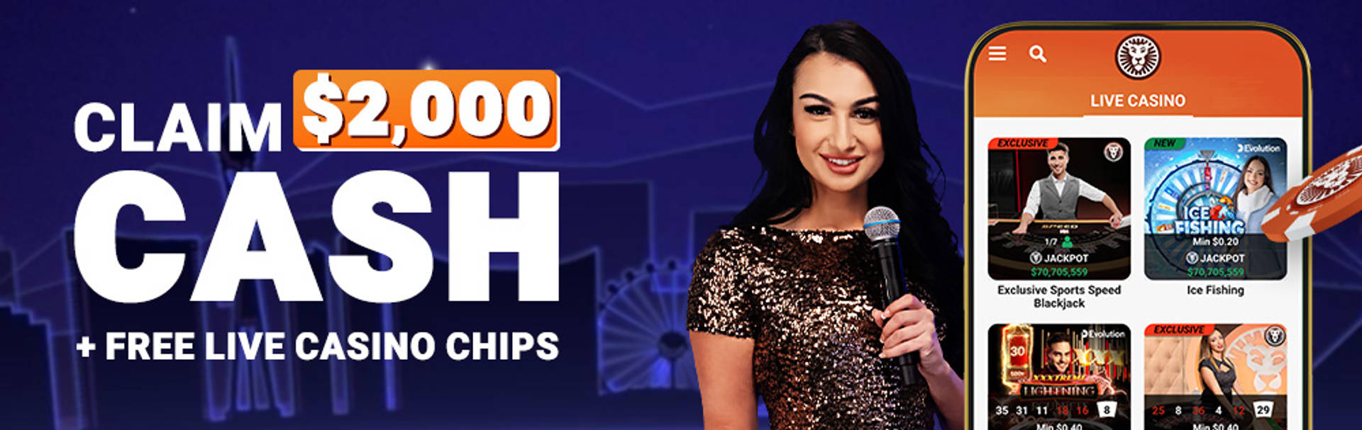Live Casino Welcome Offer