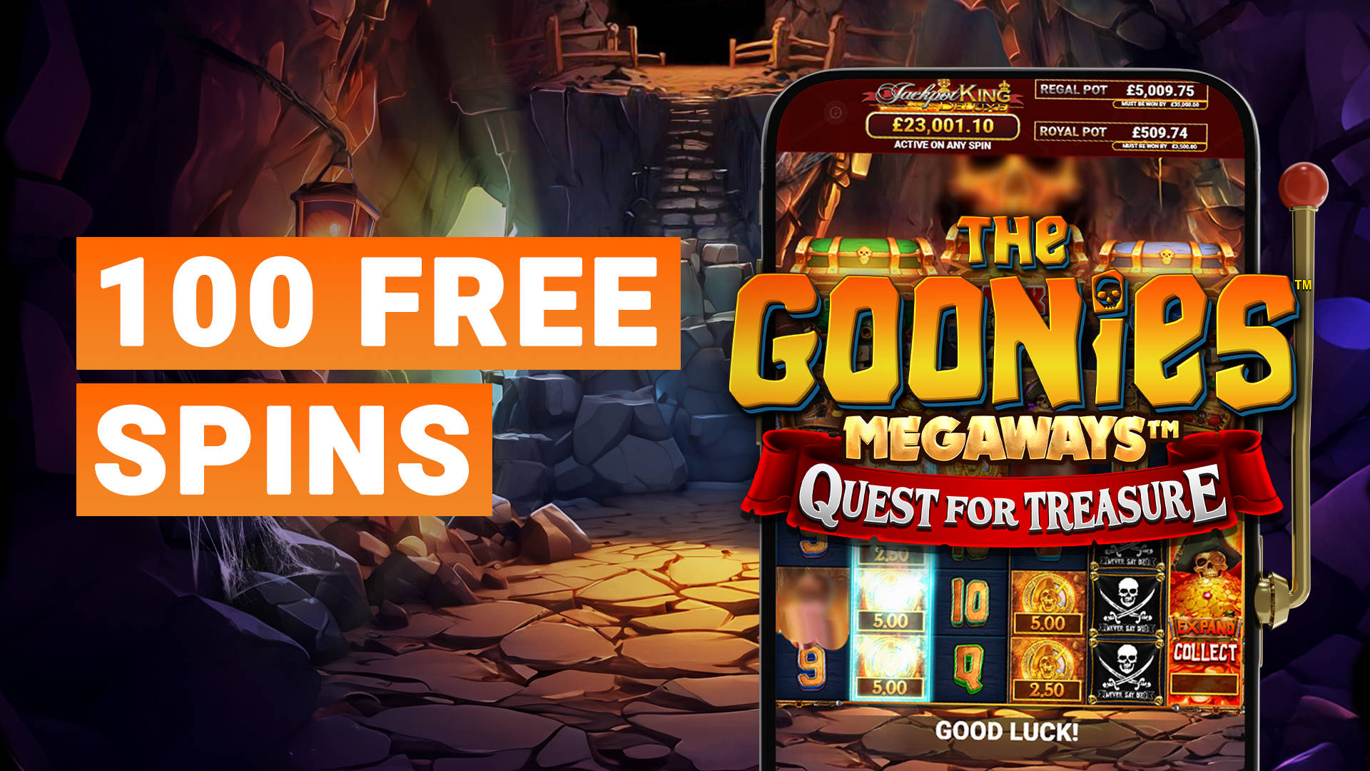 NEW GOONIES FREE SPINS