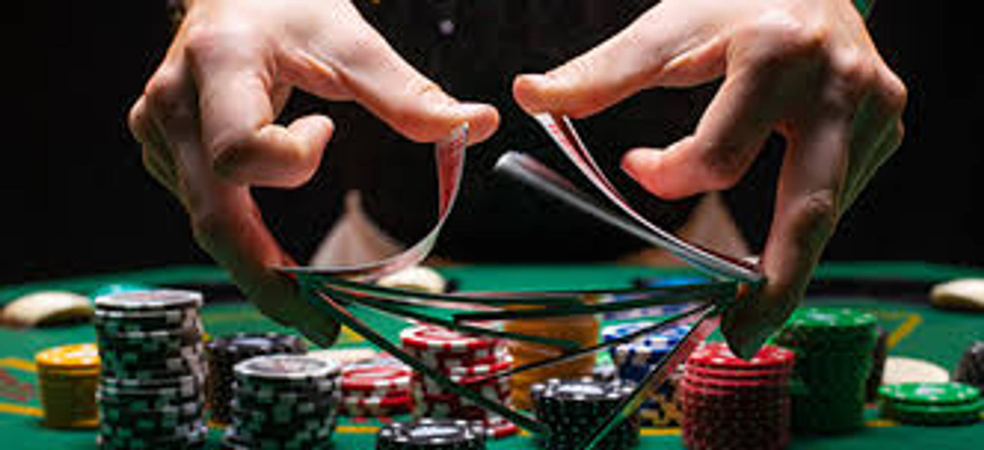 Blackjack Dealer Shuffling Cards