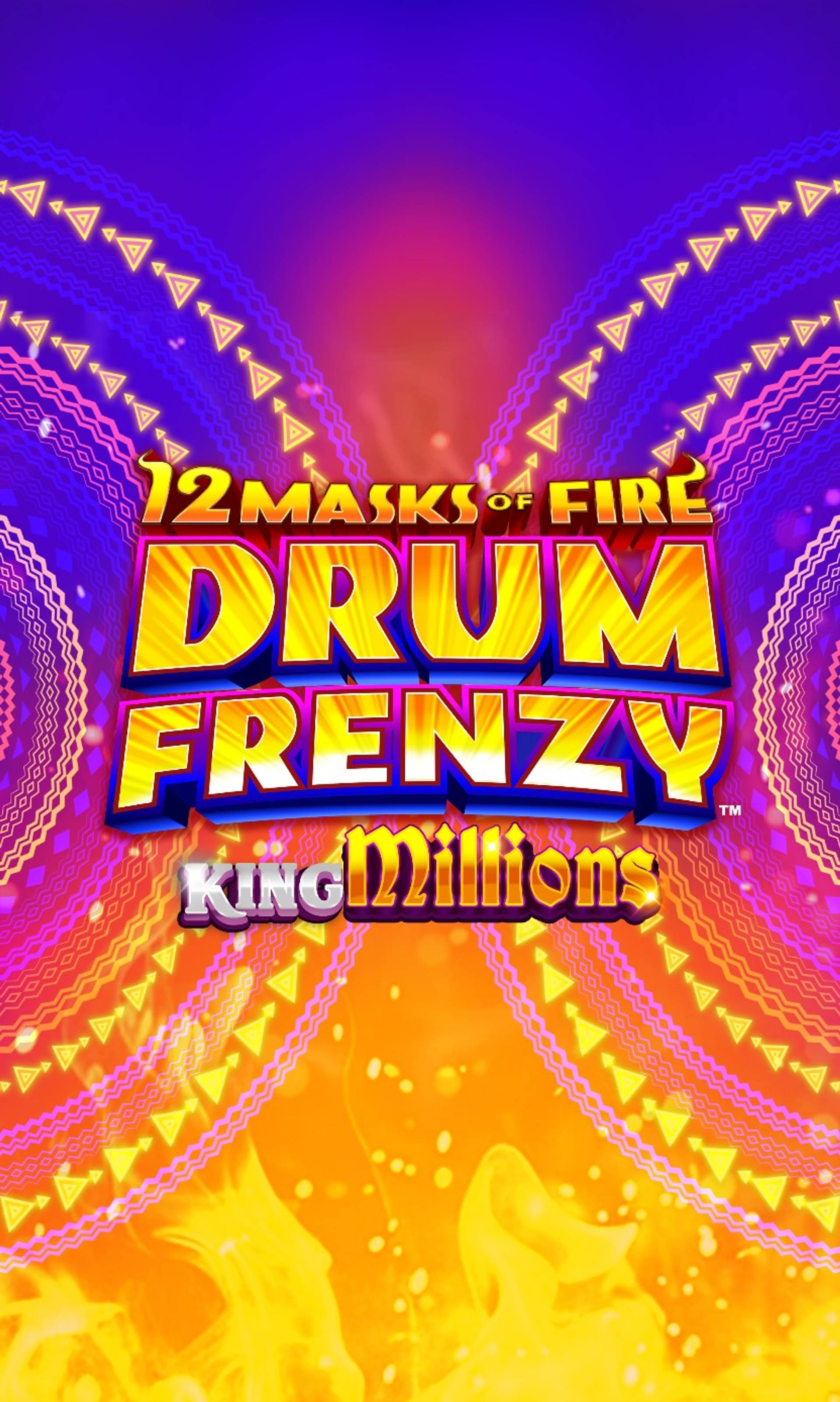 12 Masks of Fire Drum Frenzy King Millions