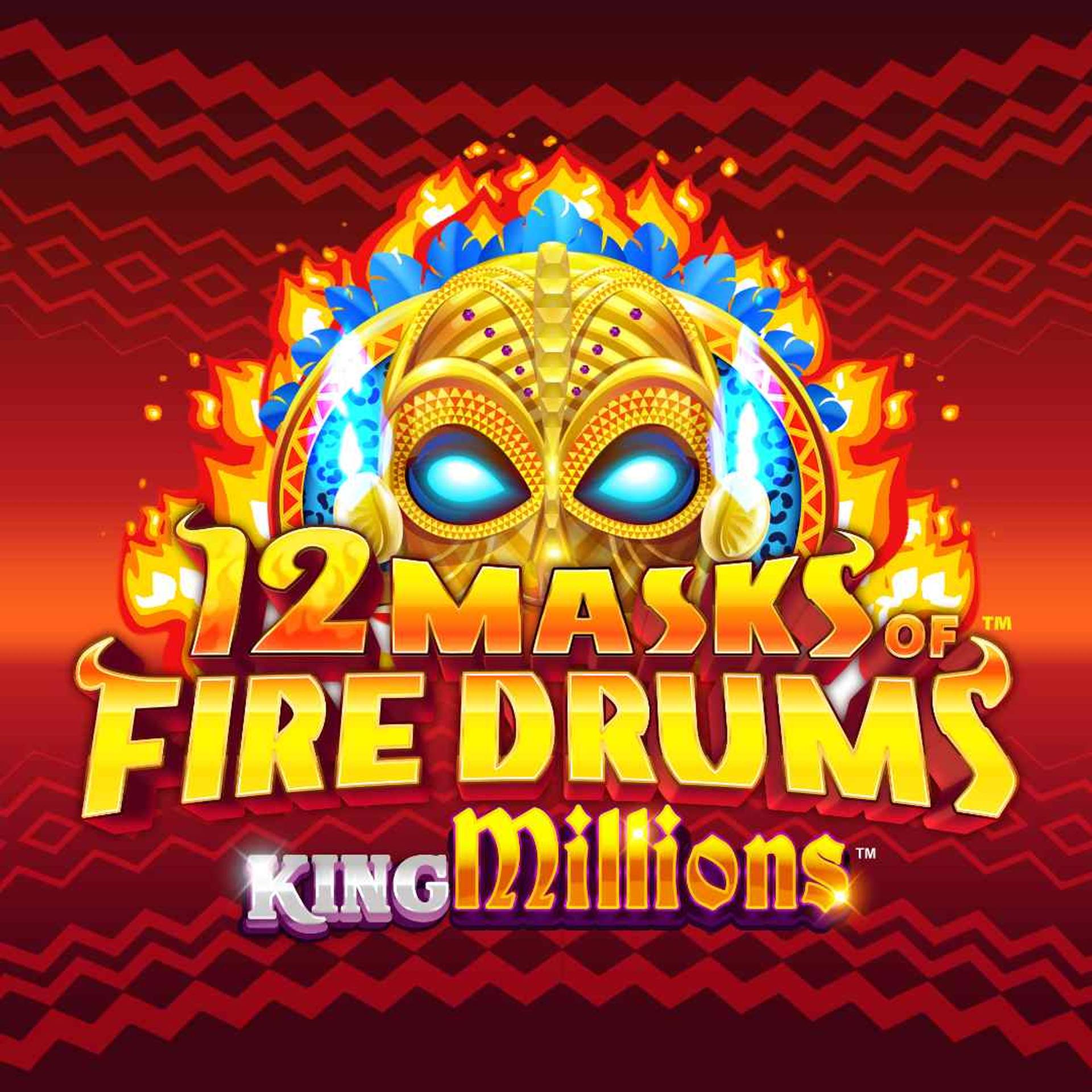 12 Masks of Fire Drums King Millions