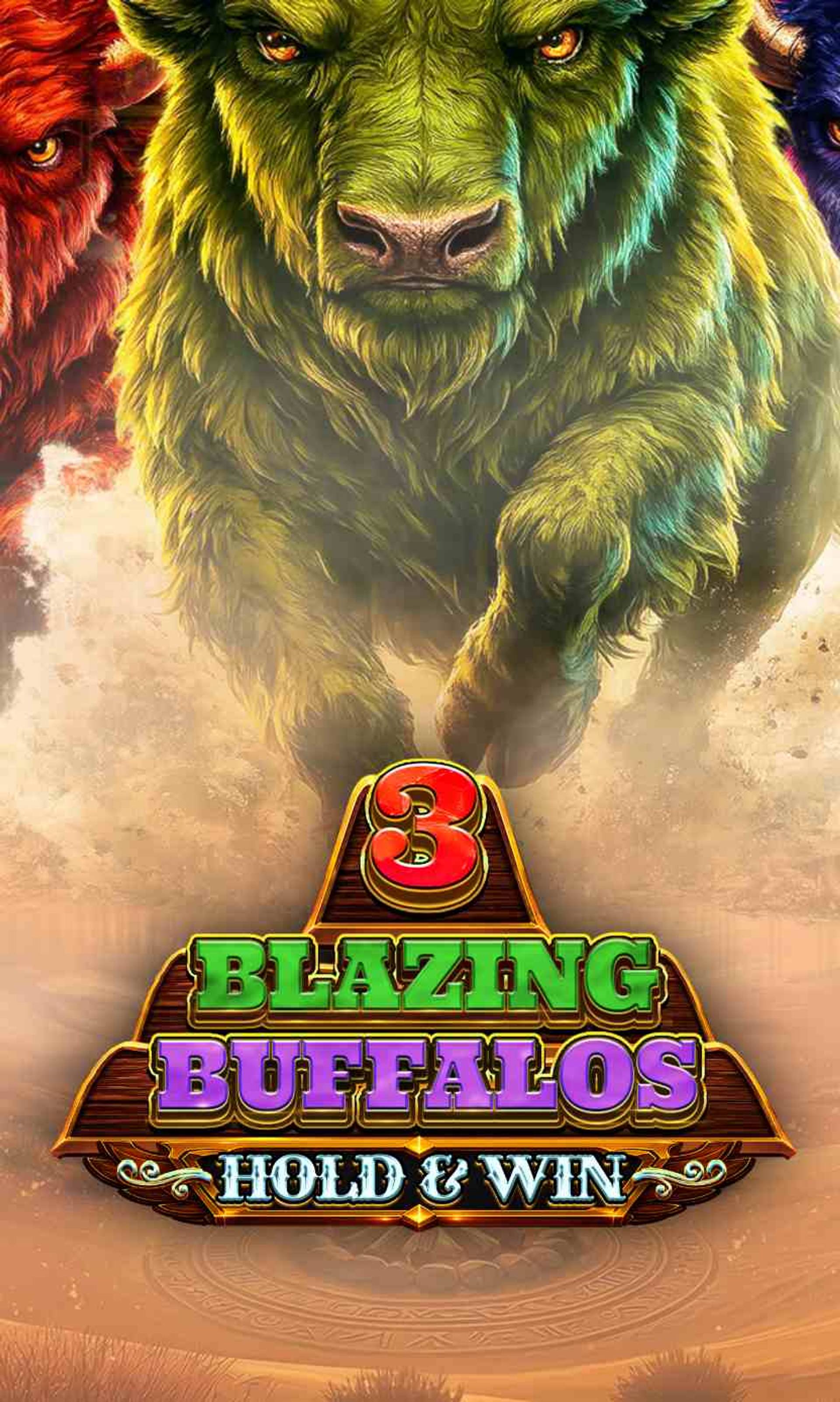 3 Blazing Buffalos: Hold & Win