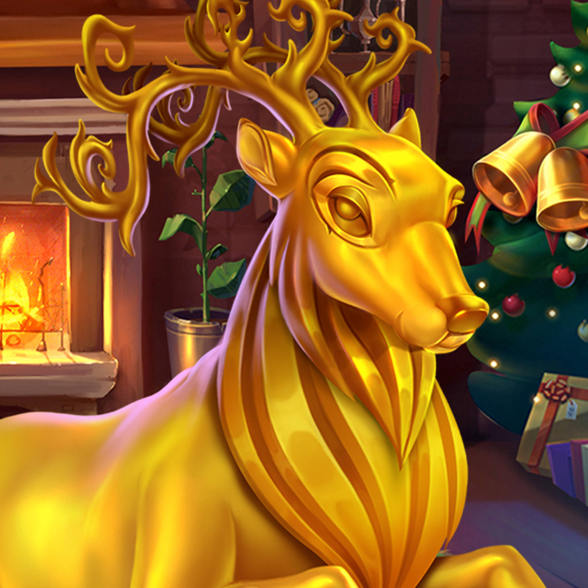 Golden Reindeer