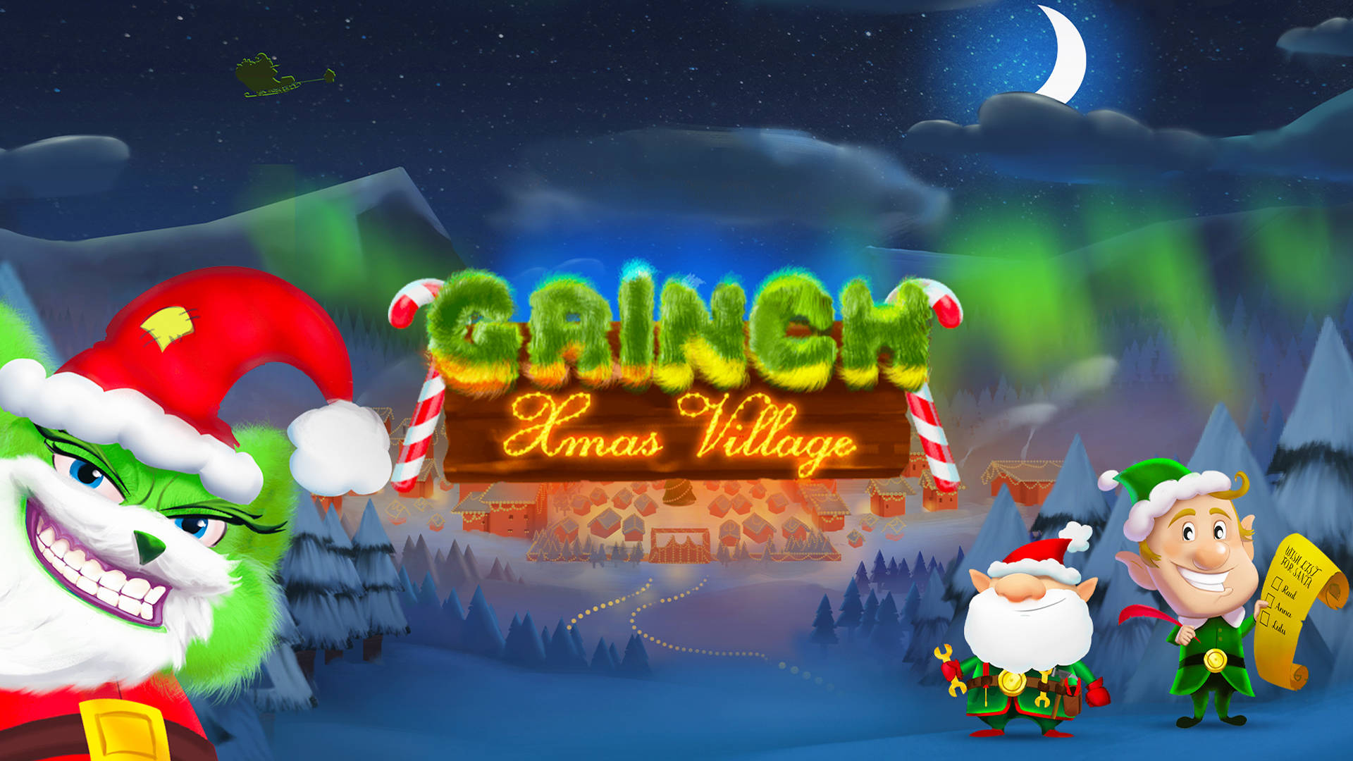 Grinch Xmas Village