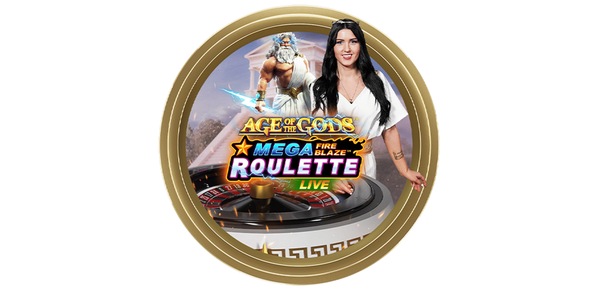 Mega Fire Blaze Age of the Gods Roulette Live