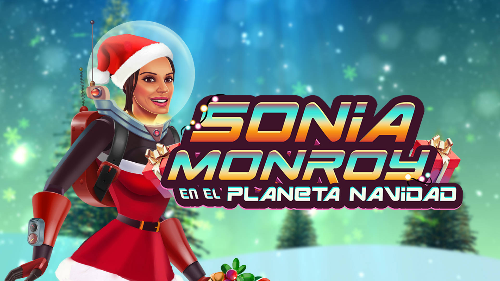 Sonia Monroy en el Planeta Navidad