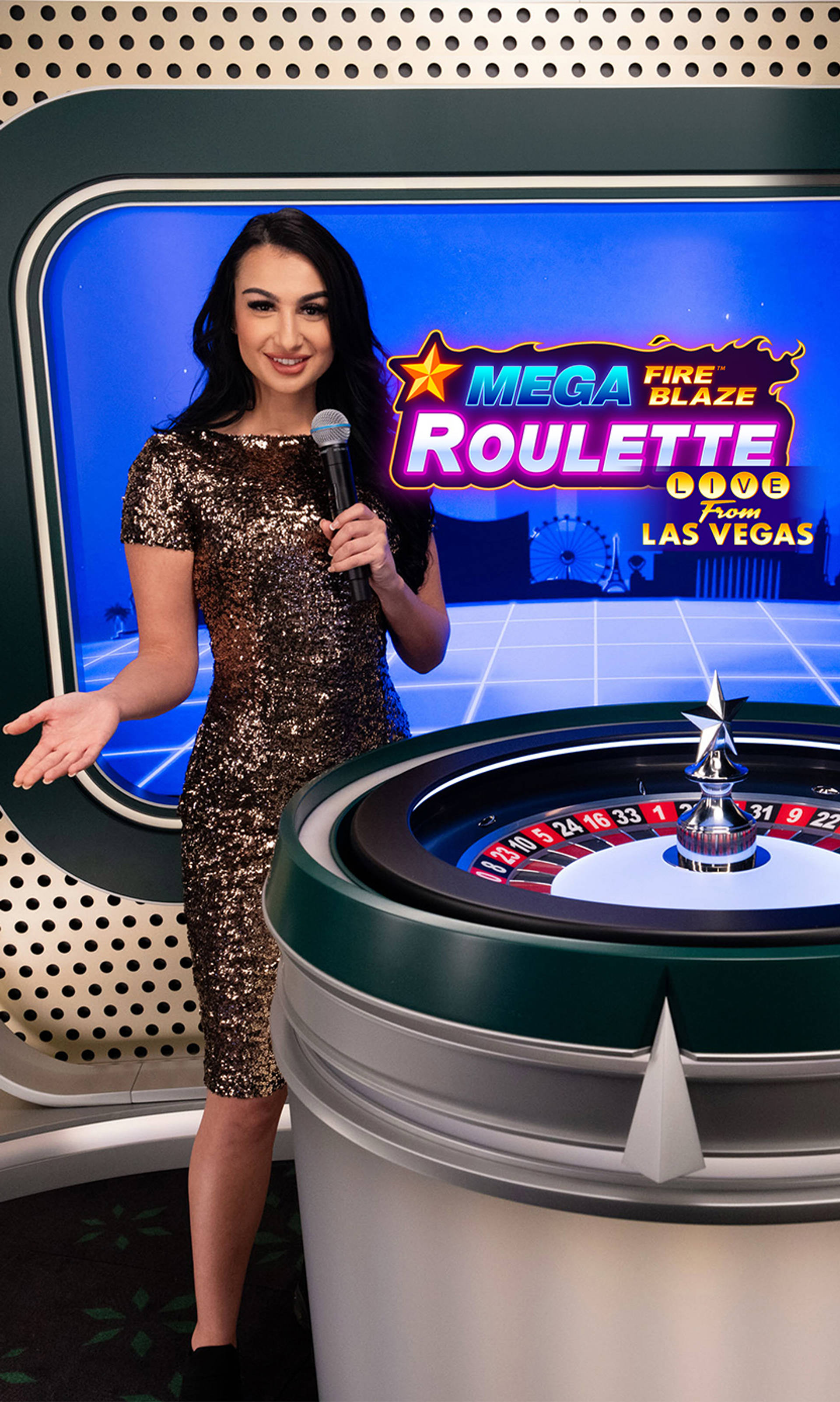 Vegas Mega Fire Blaze Roulette Live