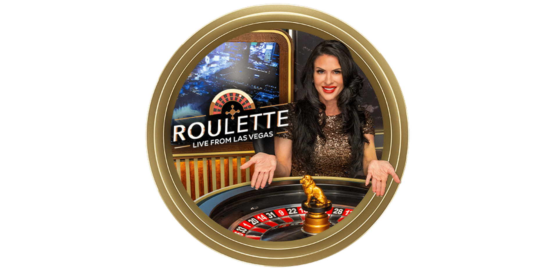 Vegas Roulette Live fra Las Vegas med dealer.
