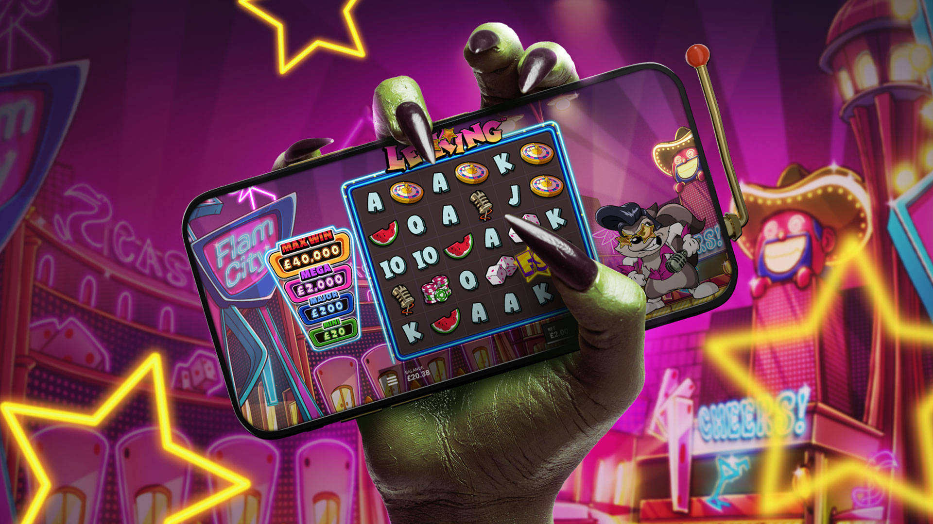 PLAY £10 GET 20 FREE SPINS