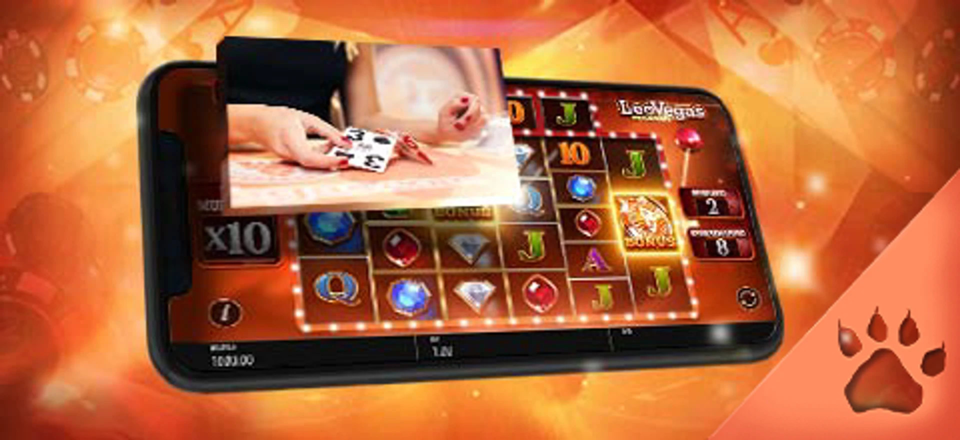 Et billede på mobil hvor LeoVegas multiplay feature bliver vist