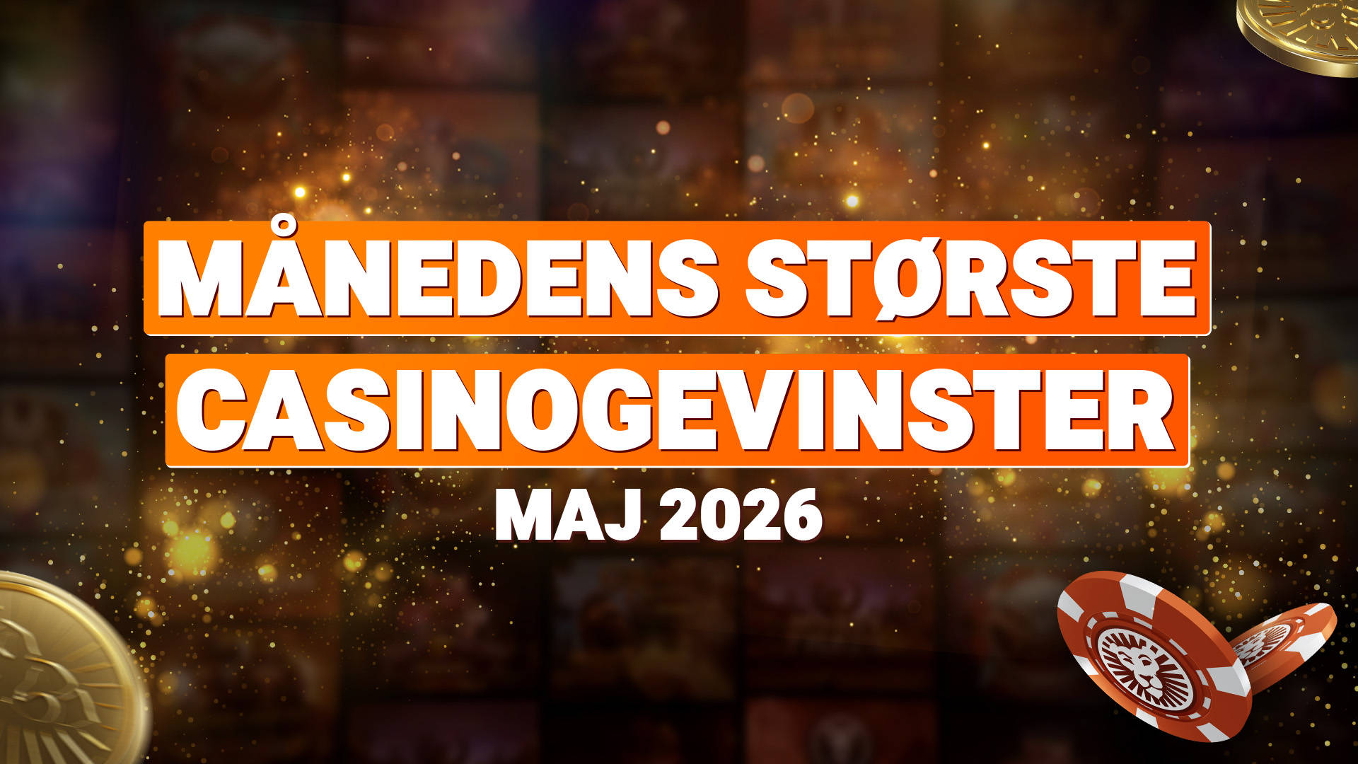 Største gevinster på LeoVegas i Maj 2026