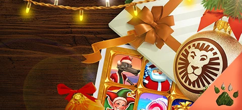 Populära julslots presenterade i en presentbox