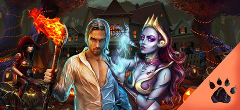Karaktärer från populära halloween-tema slots