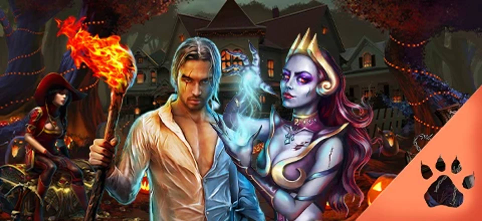 Karaktärer från populära halloween-tema slots