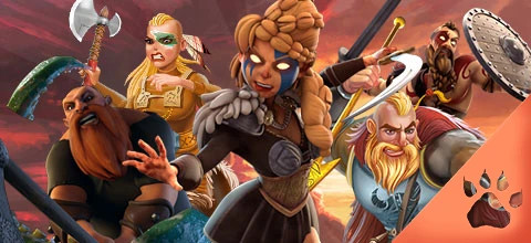 Hårda vikingakrigare karaktärer från populära slots