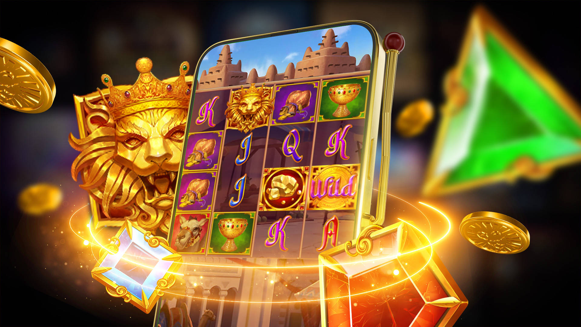 slots med en wildsymbol.