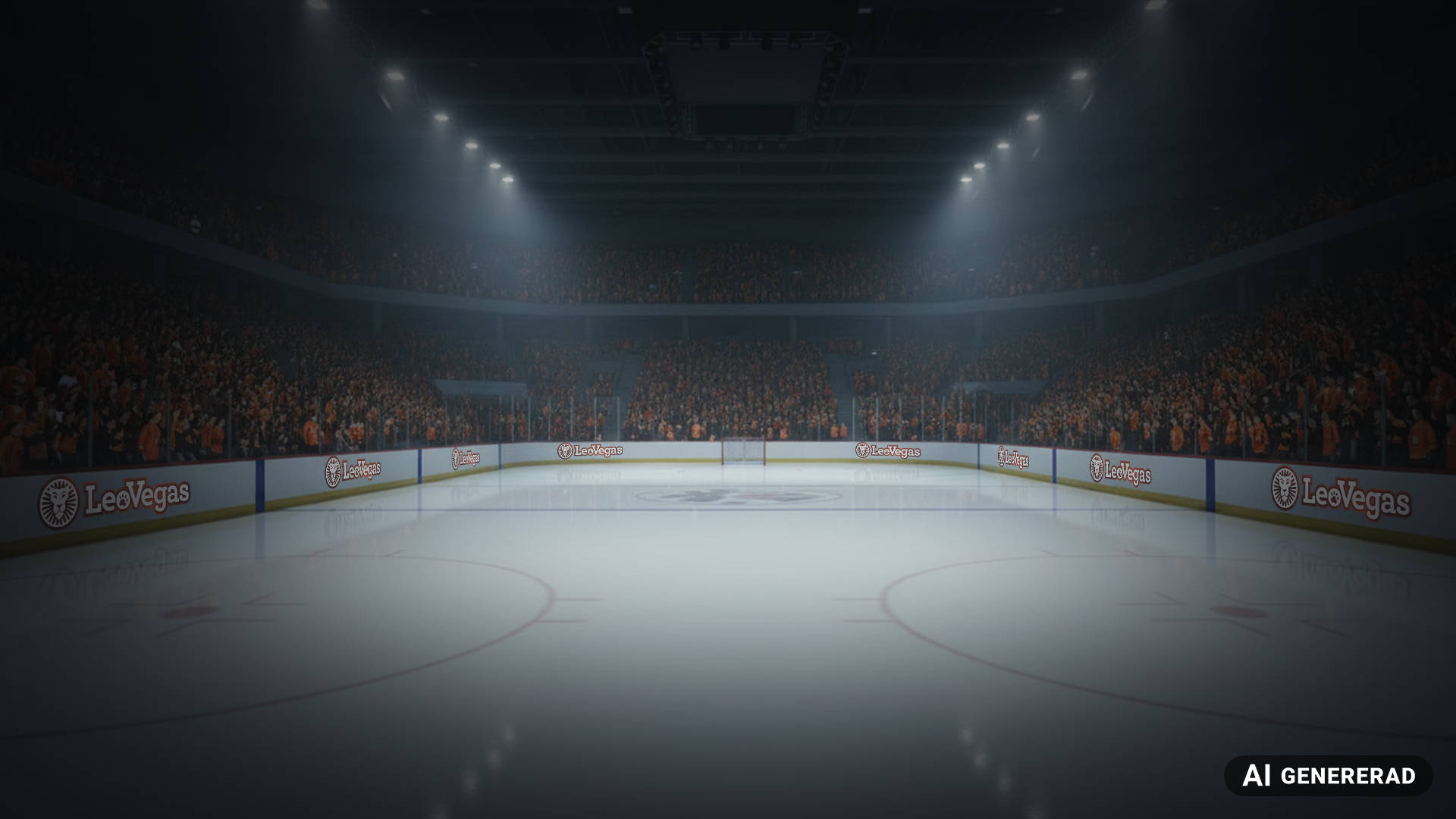 ishockeyspelare i orange matchställ och nummer 10 på ryggen.