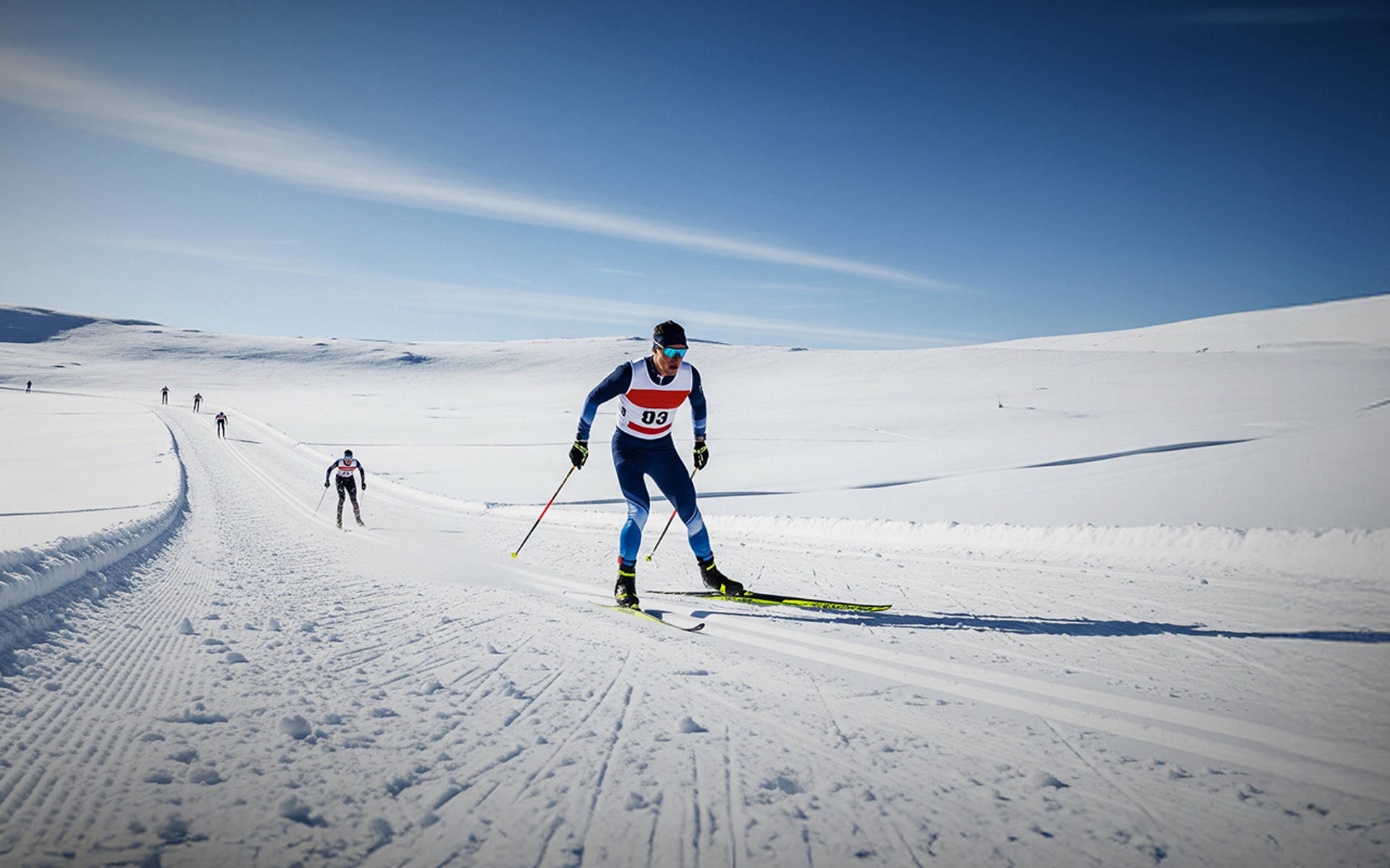 Schemat för längdskidor och skidskytte i vinterspelen.