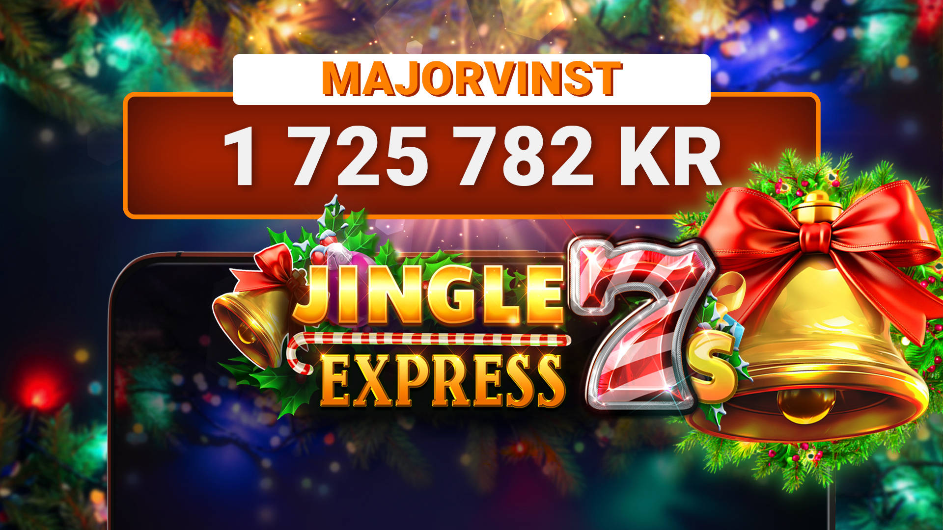1,7 miljoner vinst i Jingle Express 7s med LeoJackpot!