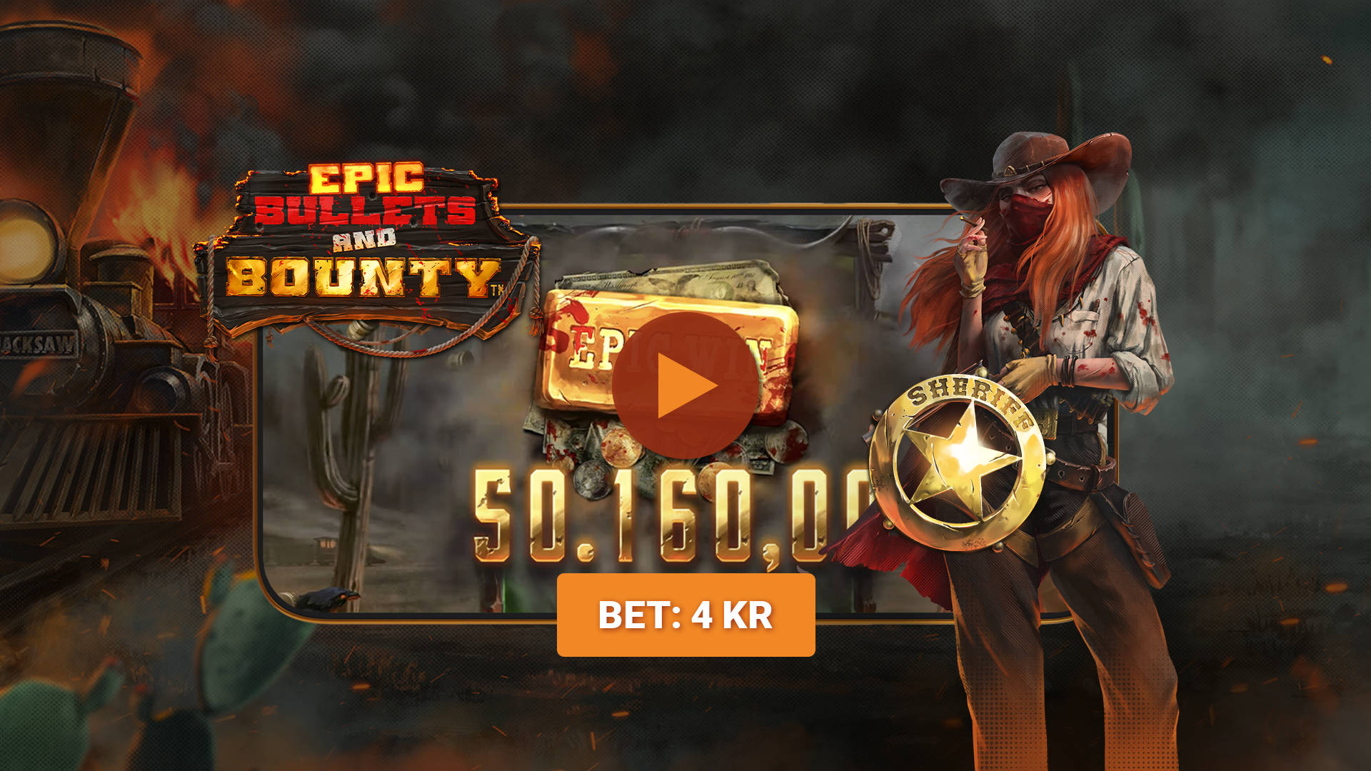 Leo-TV: Drömvinst på 50 160 kr i Epic Bullets & Bounty!