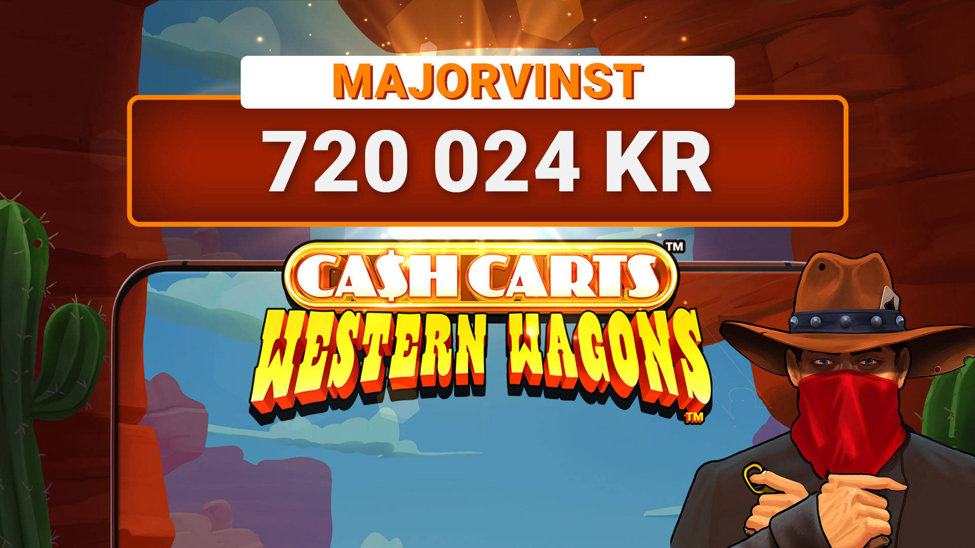 En spelare vann över 720.000 i LeoJackpot på Cash Carts Western Wagons