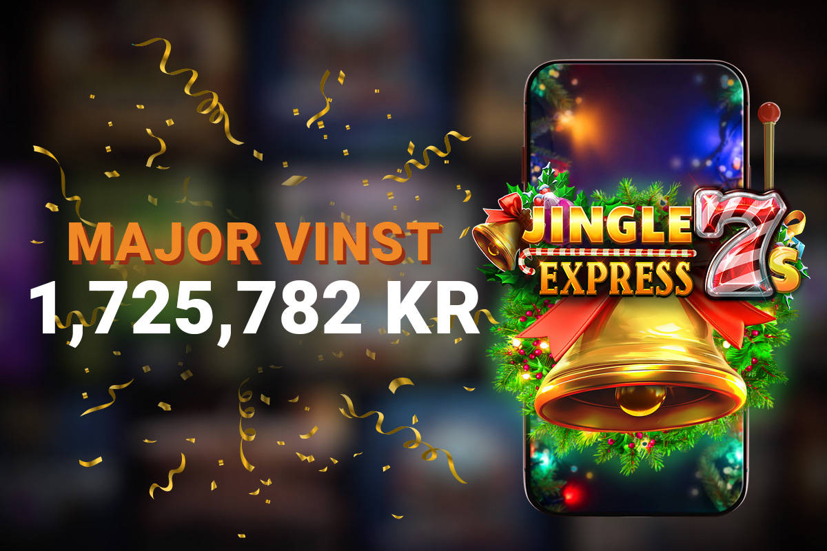 1,7 miljoner vinst i Jingle Express 7s med LeoJackpot!