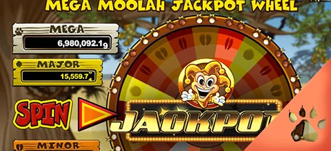 Jackpothjulet i Mega Moolah slot