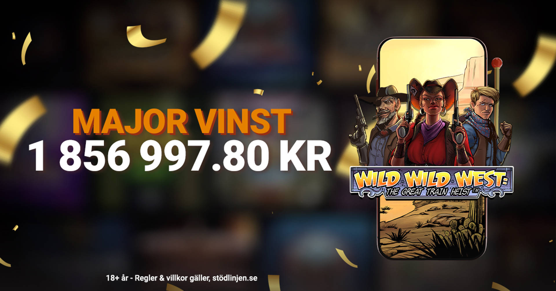 En spelare kammade hem 1,8 miljoner på Wild Wild West slot