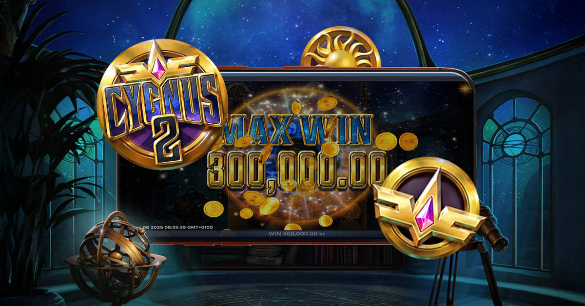 Storvinst på 300 000 kr i spelet Cygnus 2.