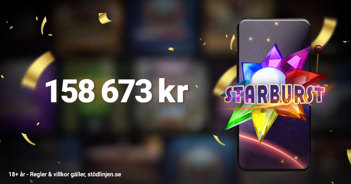 1 588 673 kr vinst i Starburst LeoJackpot hos LeoVegas