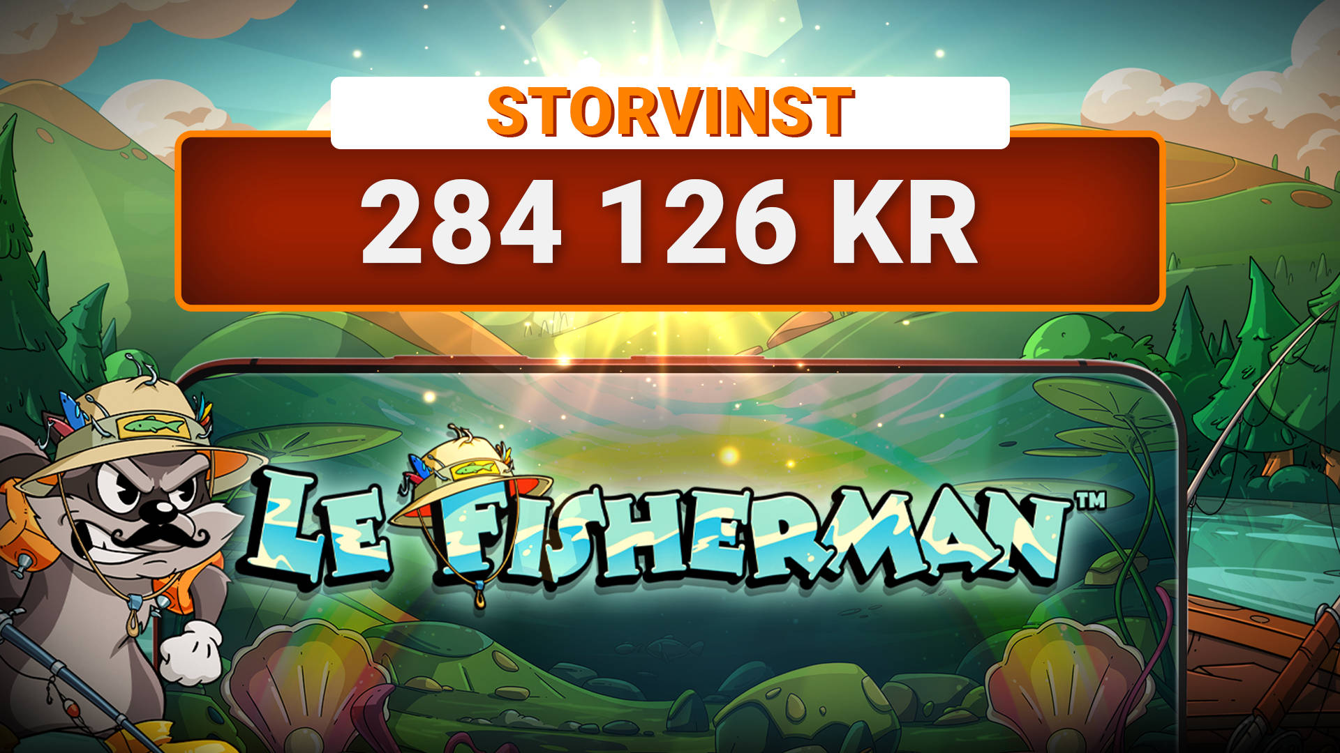 Storvinst i Le Fisherman – 284 126 kr!