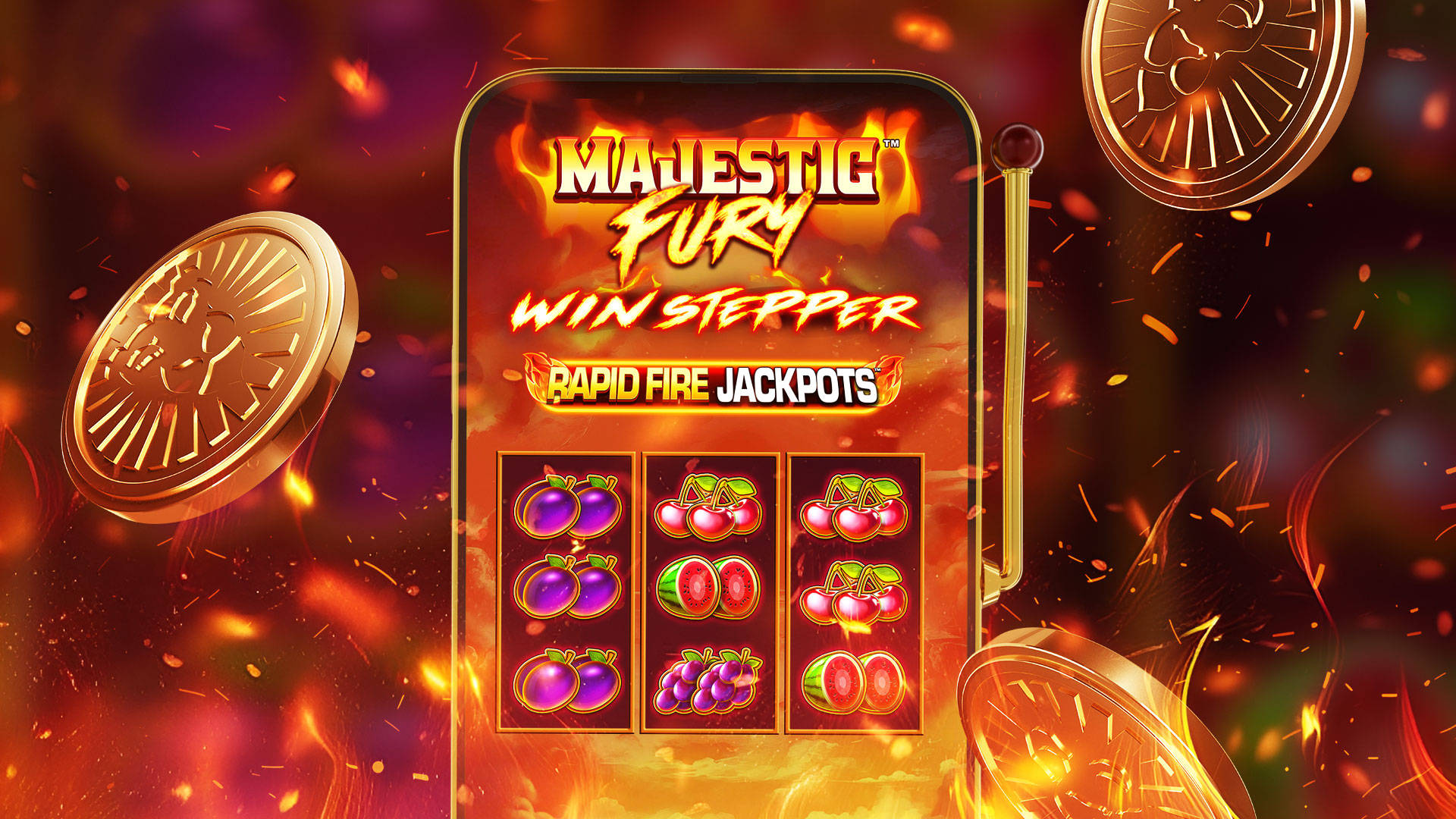Claim 10 Free Spins on Majestic Fury Win Stepper Rapid Fire
