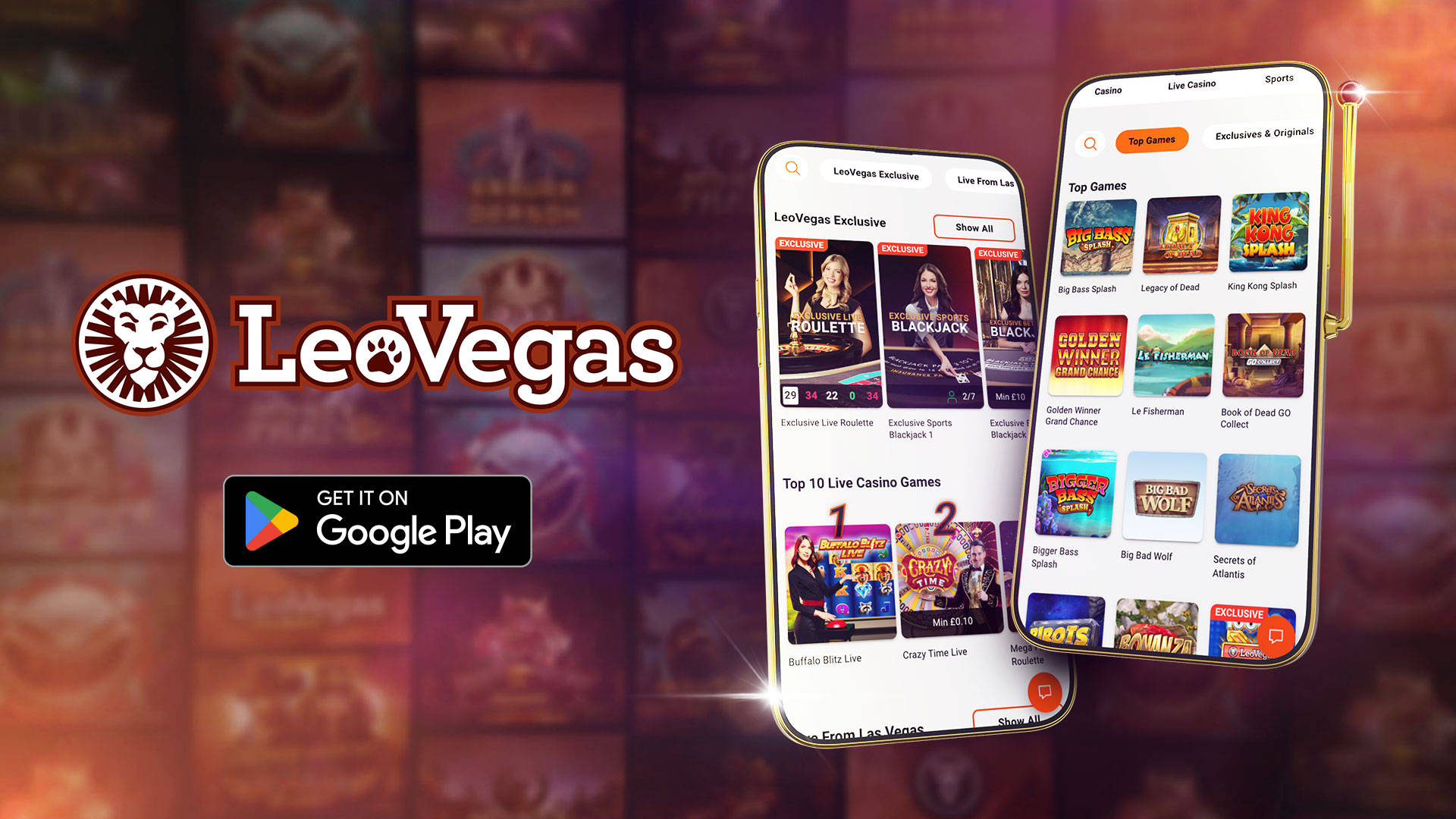 Download LeoVegas Android App