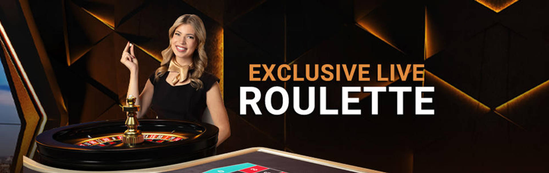 Presentatrice di roulette dal vivo esclusiva.