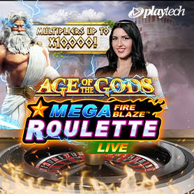 Mega Fire Blaze Age of the Gods Roulette Live