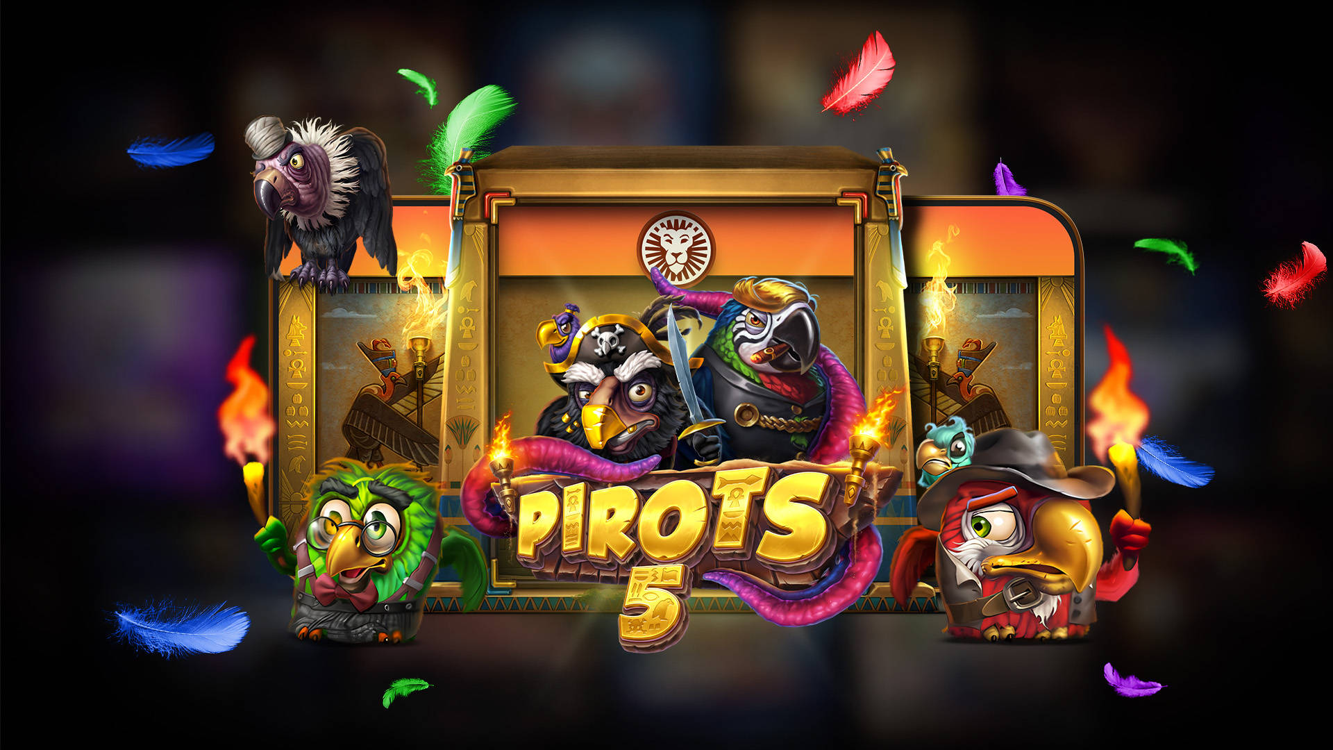 Pirots 5 CollectR-spelskärm med rymdfåglar och tentakelmonster